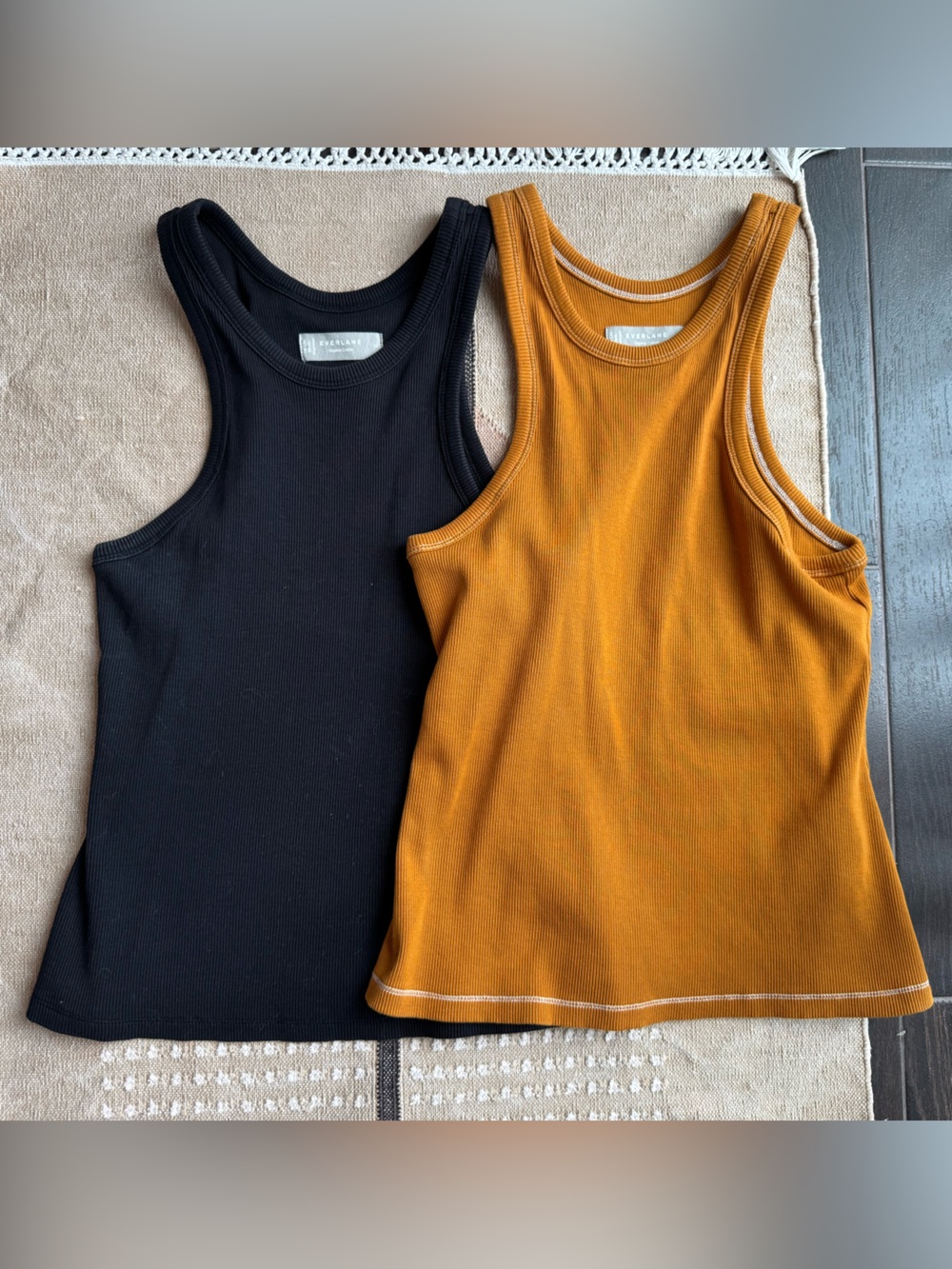 Bundle of Two Everlane Racerback Tank Tops, size Medium